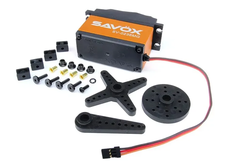 Savox 0236mg engrenagem de liga de titânio de alta tensão servo digital de alto torque para 1/5 rofun hpi baja losi 5ive-t rofun lt