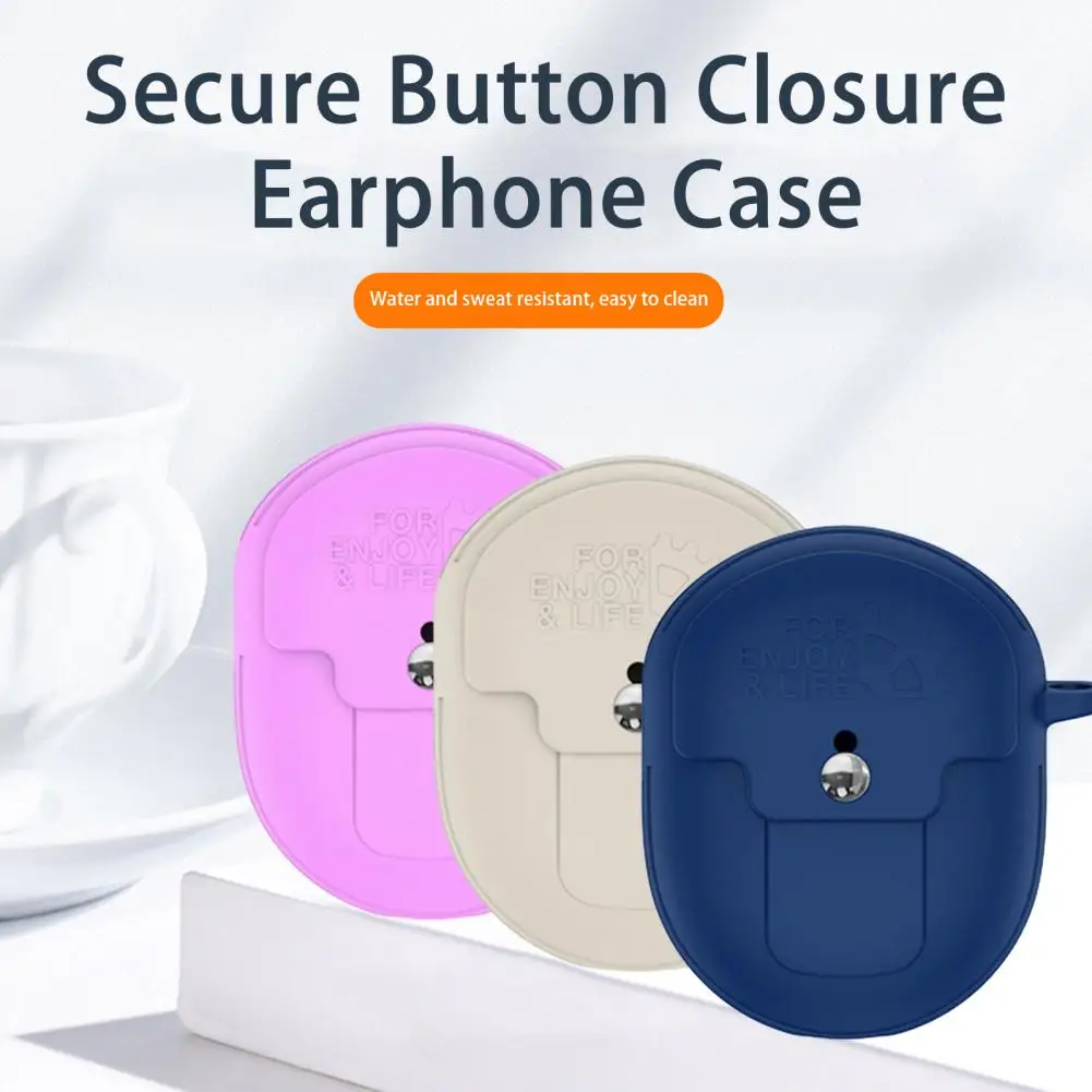 Protective Earphone Case Protective Silicone Earphone Cover with Hanging Rope Hook for Pixel Buds Pro Shockproof for Wireless