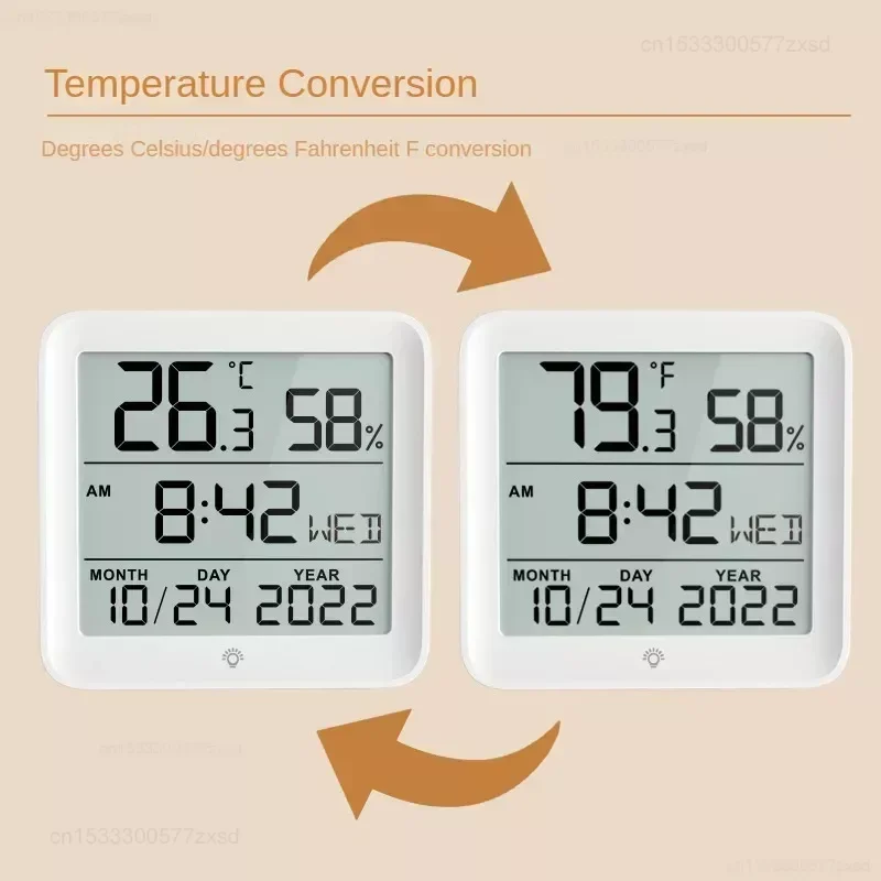 Xiaomi Tuya WIFI Temperature Humidity Sensor Hygrometer Thermometer Smart Backlight Smart Life Support Alexa Google Assistant