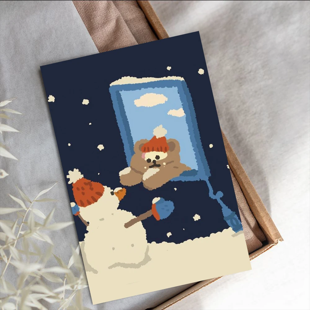10PCS Soft Candy Bear Poster Sticker Collocation Laptop Background Wall Luggage Aesthetic Art Picture Stickers Phone 10×15CM