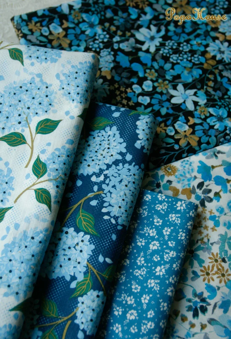 cotton fabric for summer dresses dress summer cotton Indigo Era Pure Cotton Hand Block Printed Summer Dress For Women Okhaistore-parroquiadesanalbertomagno.com