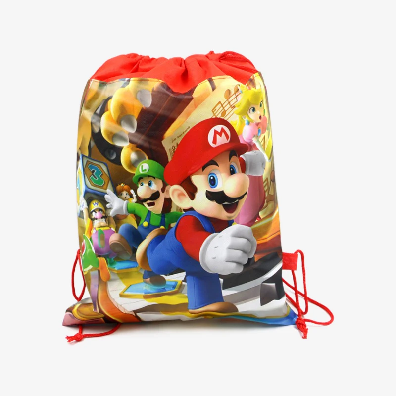 Super Mario Bros PVC figurines modèle jouets 2-8CM mignon Mini Anime Figure 18/48 pièces ensemble avec sac de rangement cadeau d'anniversaire pour les enfants