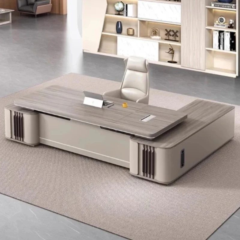 

Водонепроницаемый шкаф, офисный стол, роскошная студия, компьютерные столы для хранения, маленькая белая деревянная мебель Escritorio Oficina