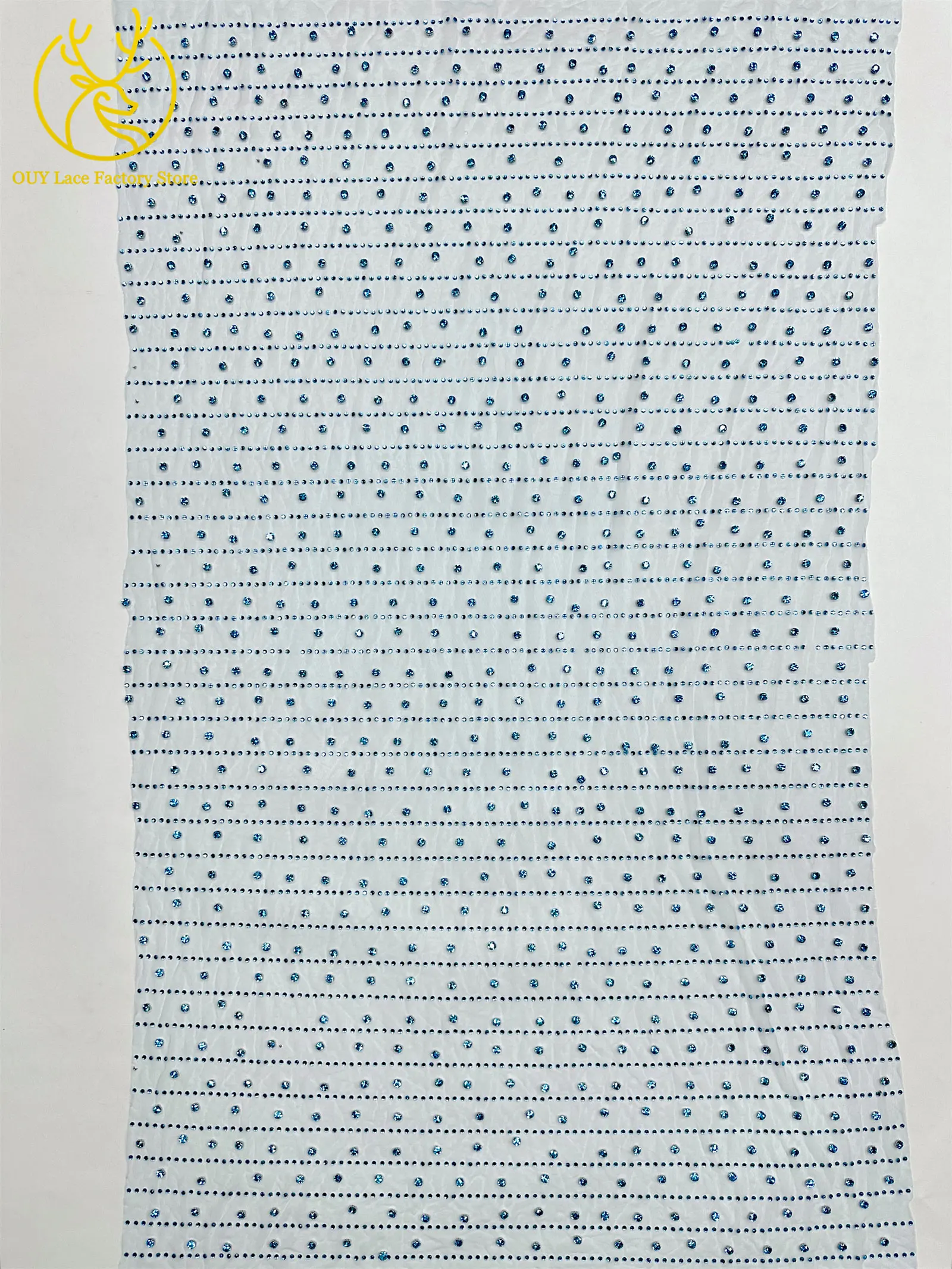 Grüner Neuer Stil Österreichischer Diamant-Tüll-Netzstoff 5 Yards Afrikanischer Spitzenstoff Bunter Strass-Netzstoff für Hochzeitskleider – Detail 8