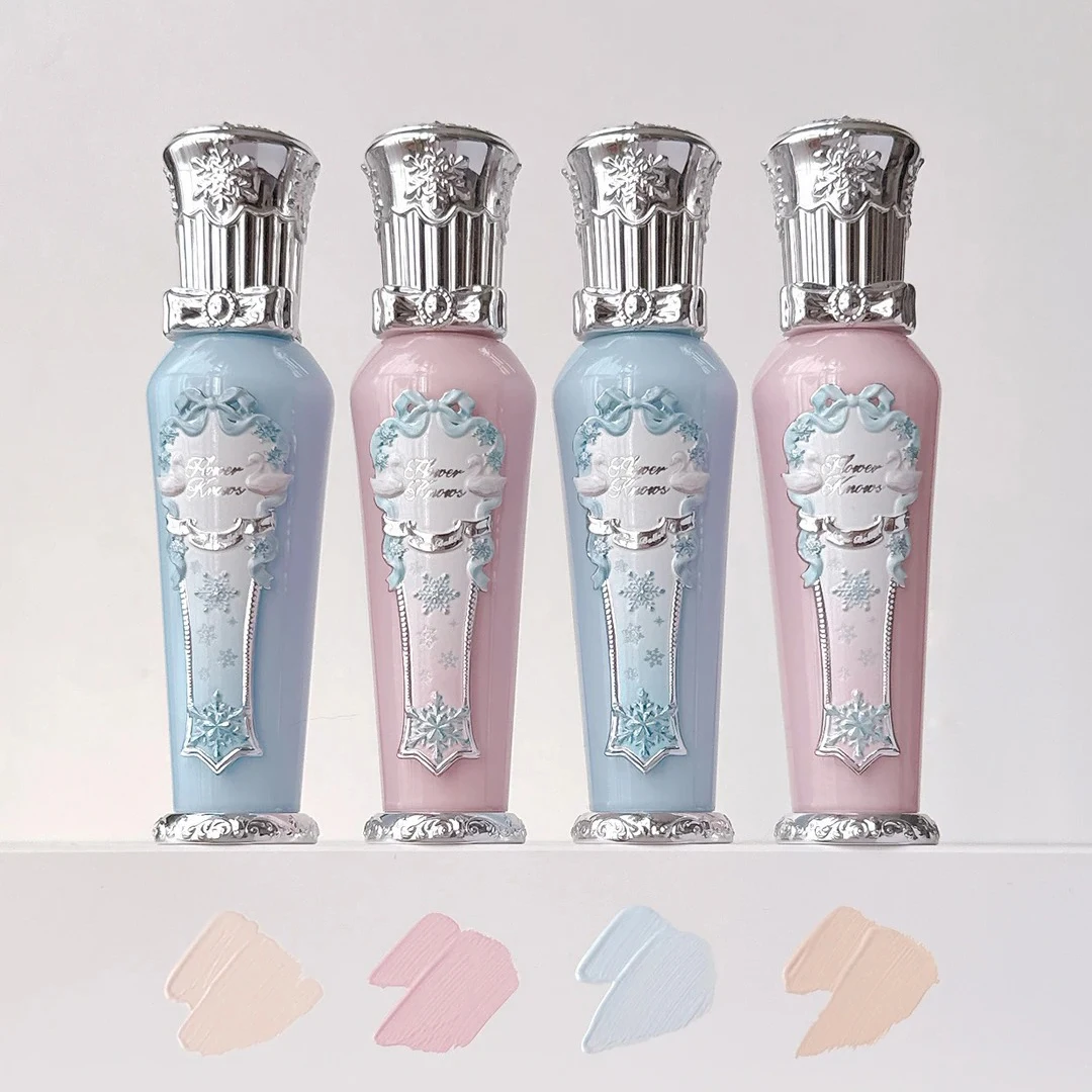 Flower Knows Snow Ballet Dewy Glow Illuminator Liquid Highlighter Hydrating Lightweight Natural Glow Face Highlighter Makeup