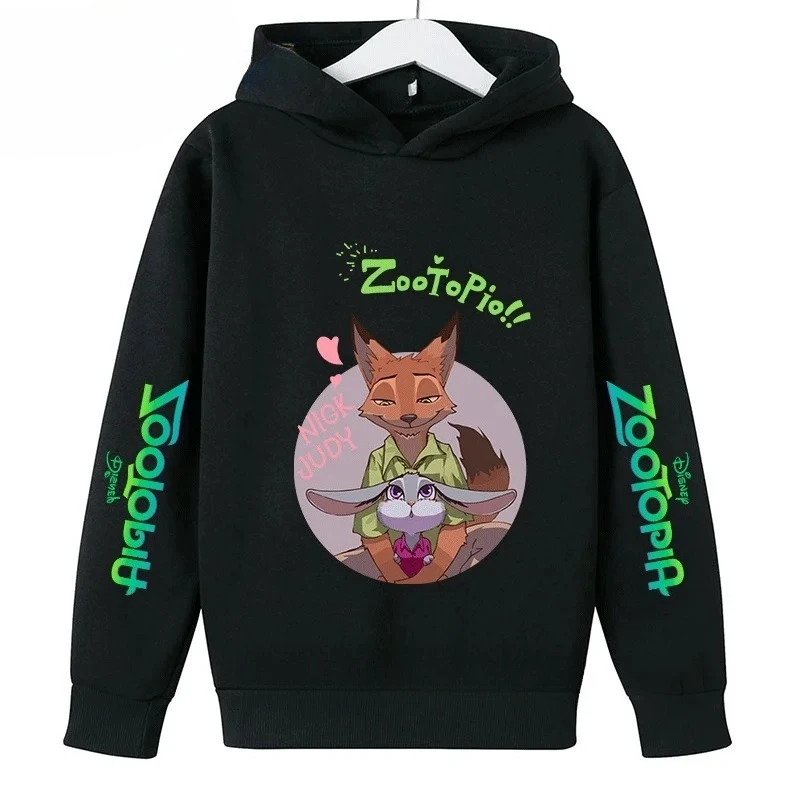 أسود مطبوعة مجنون الحيوان الكرتون مقنعين البلوز سترة فضفاضة مقنعين الرياضة نمط الجلد ودية مريحة النسيج هوديي #4