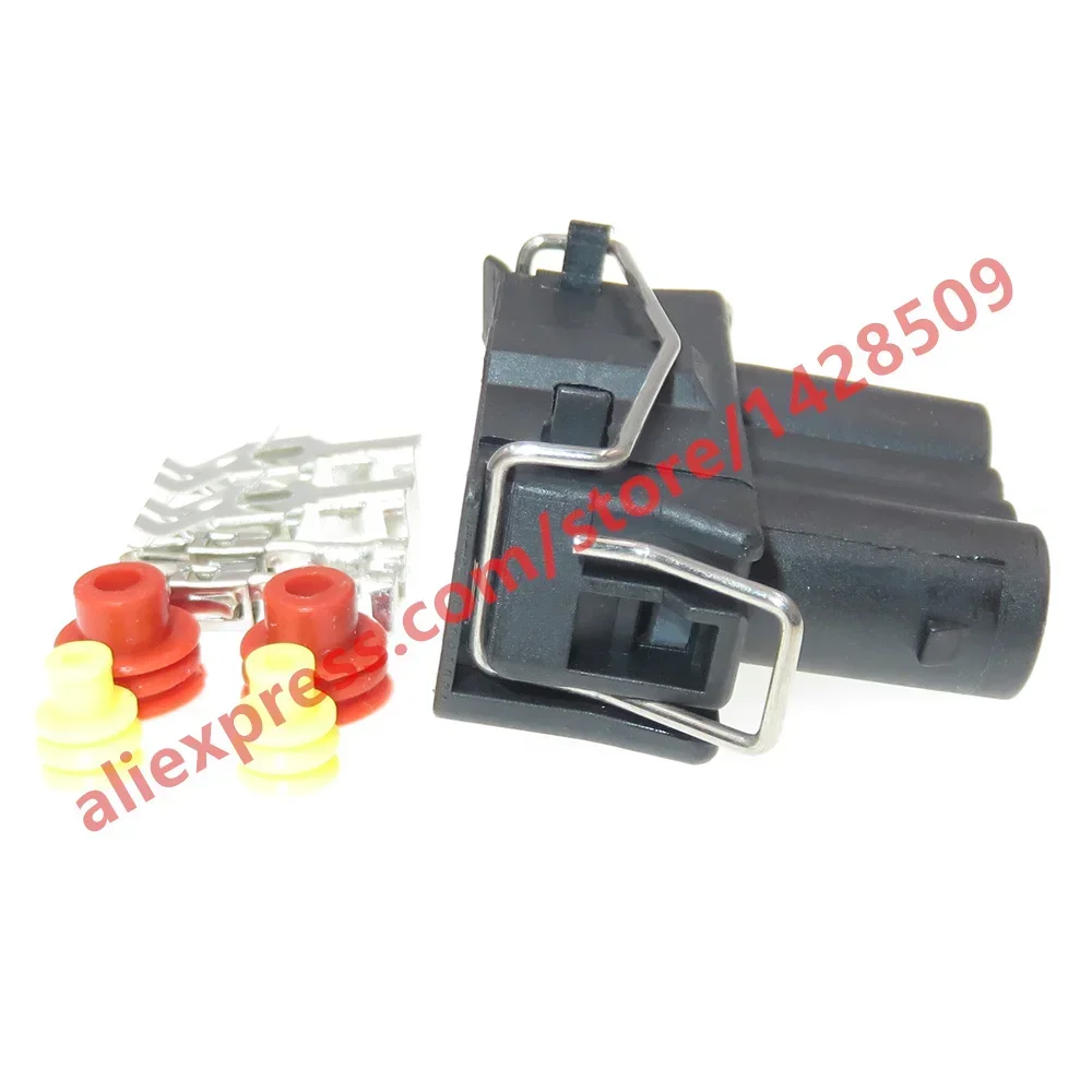 1 Set 4 Pin 3.5 6.3 Series Automotive Plastic Housing Waterproof Electric Wire Socket 357 906 231 Composite Connector