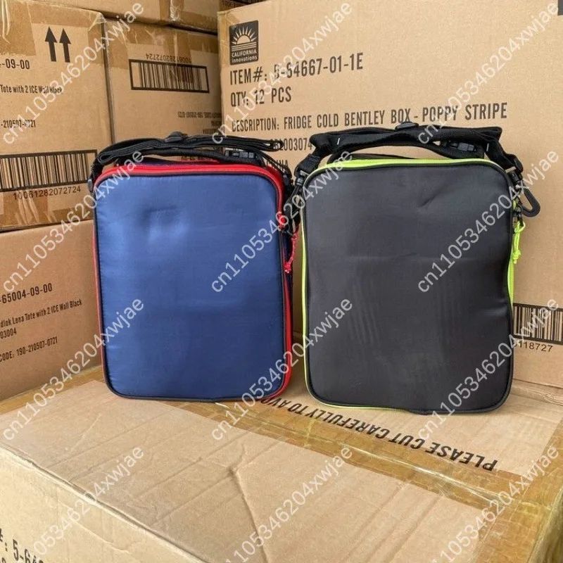 5L Portable Insulated Lunch Box Expandable Design Shoulder Strap Cooler Bag