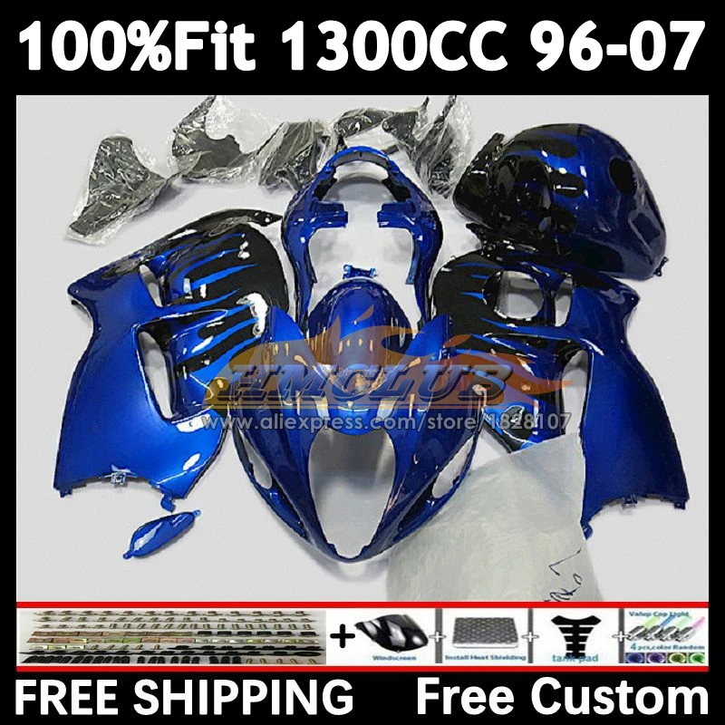 Fairing For SUZUKI GSXR1300 1300 Hayabusa factory blue 1996 1997 1998 1999 2000 37No.318 GSXR-1300 2001 2002 2003 2005 2006 2007