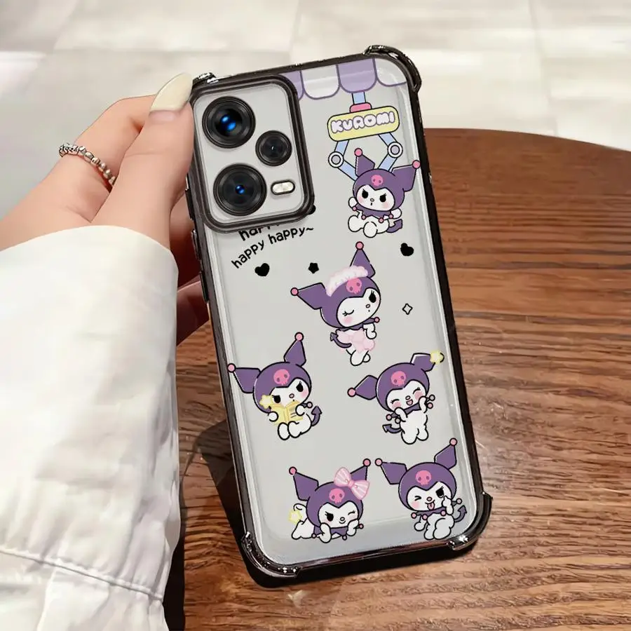 サンリオ クロミ クリアカバー Xiaomi Redmi F7 Pro Ultra A3x 13C K80 14C用スマホケース