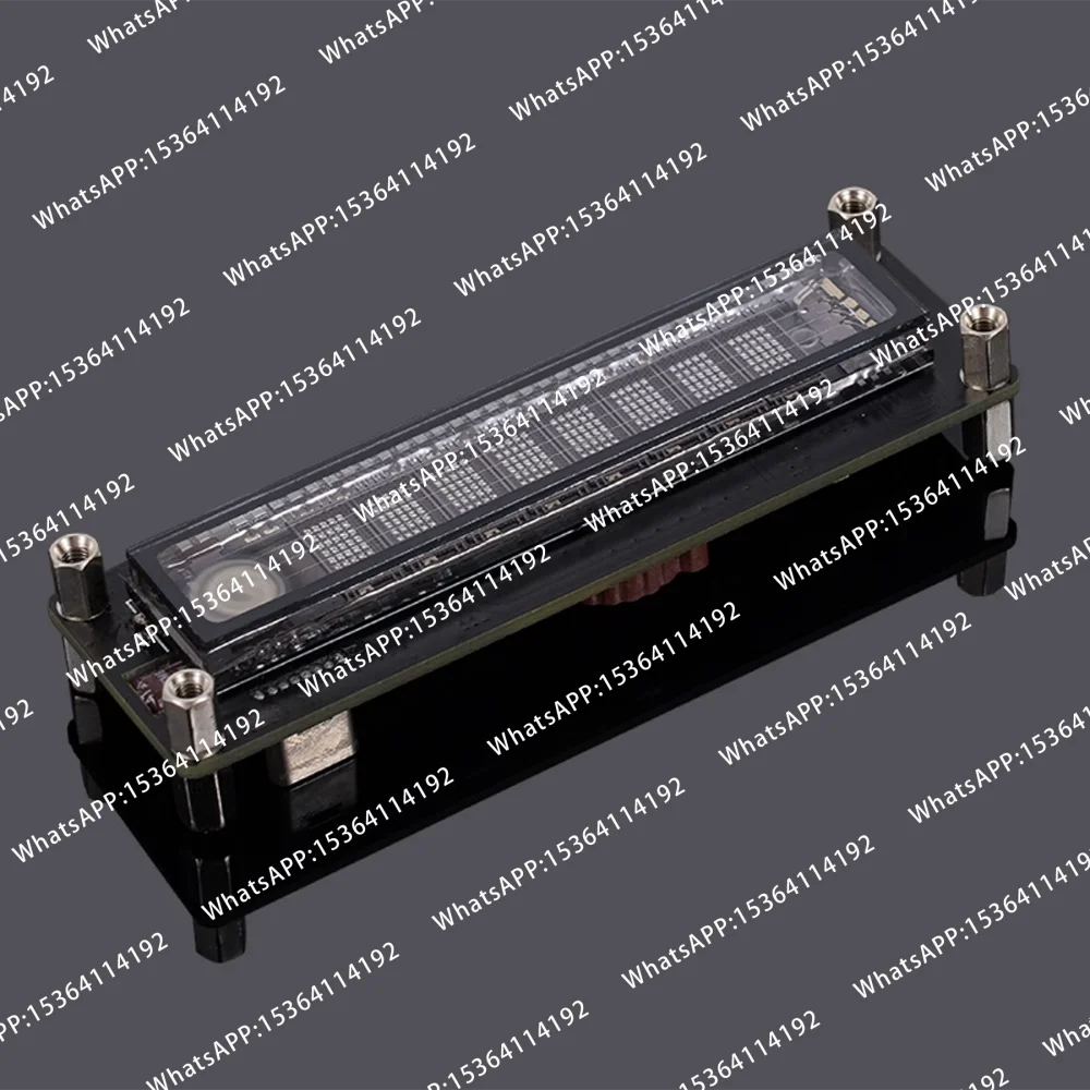 VFD Glow Fluorescent Clock Cyberpunk Wind Gaming Atmosphere Room Desktop Decoration Accessories