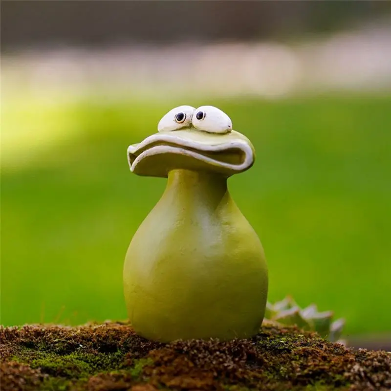 PZHI Big Mouth Frog Flower Pot, Resin Crafts Home Decoration Ornaments Garden Frog Animal Decorations for Garden