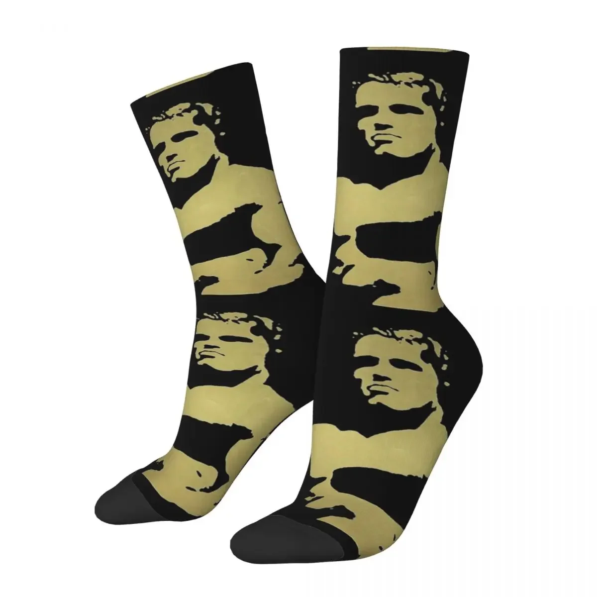 Men Arnold Mr Olympia Socks Soft Fashion Professional Bodybuilder Socks Novelty Stuff Middle TubeSocks Little Small Gifts