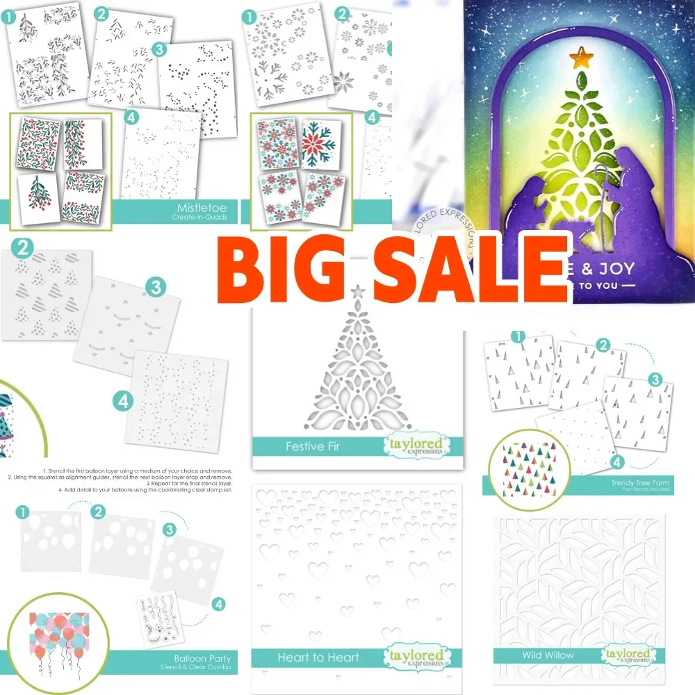 Christmas Tree Pattern Love 2026 new big sale Metal Cutting Stencil DIY Scrapbooking Easter Craft Embossing Making Stencil
