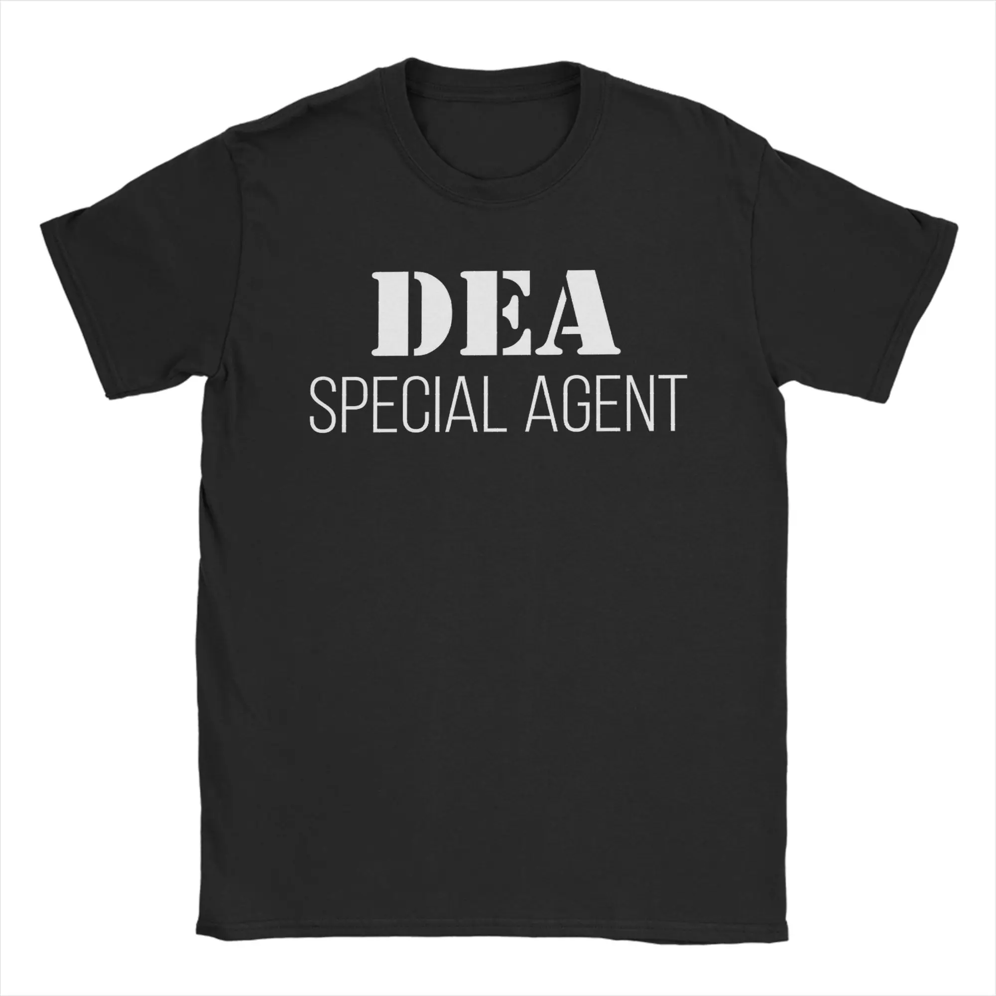 Men Women's T-Shirts DEA Special Agent US Police Federals Interdiction Agency Vintage Cotton Tee Shirt T Shirts Clothing New