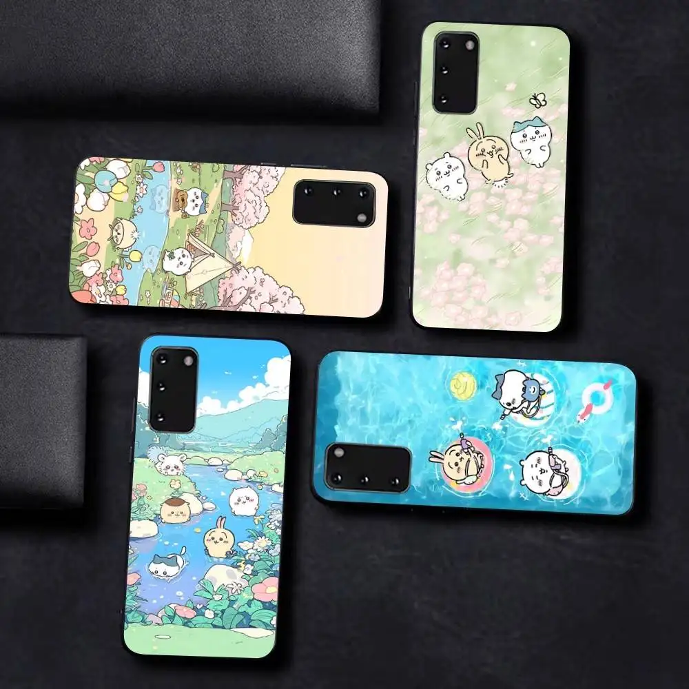 Cute Cartoon C-ChiikawaS Phone Case For Samsung S 24 fe 25 Ultra plus 20 lite 21 30 22 23 24 22 Ultra 5G Fundas