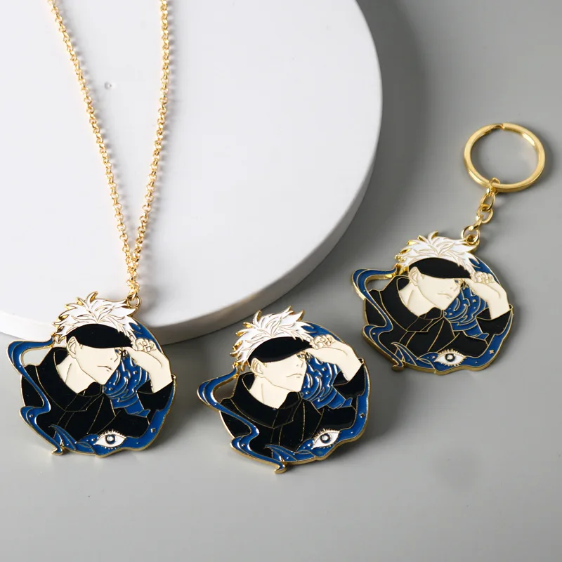 

Эмалированная брошь в виде фигурки героев аниме, колье с эмалью, брелок, реквизит для косплея, подарок