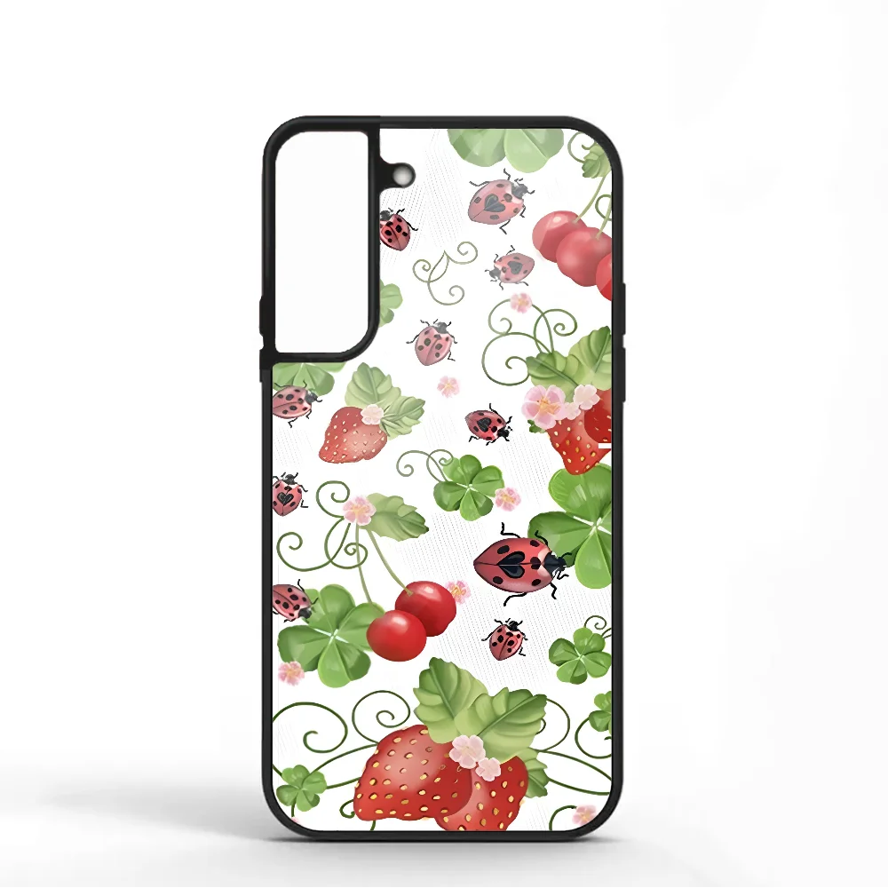 Bugs N' Berries Phone Case For Samsung S10 S20 S21 S22 S24 S30 Plus ULTRA Mirror Acrylic Cover