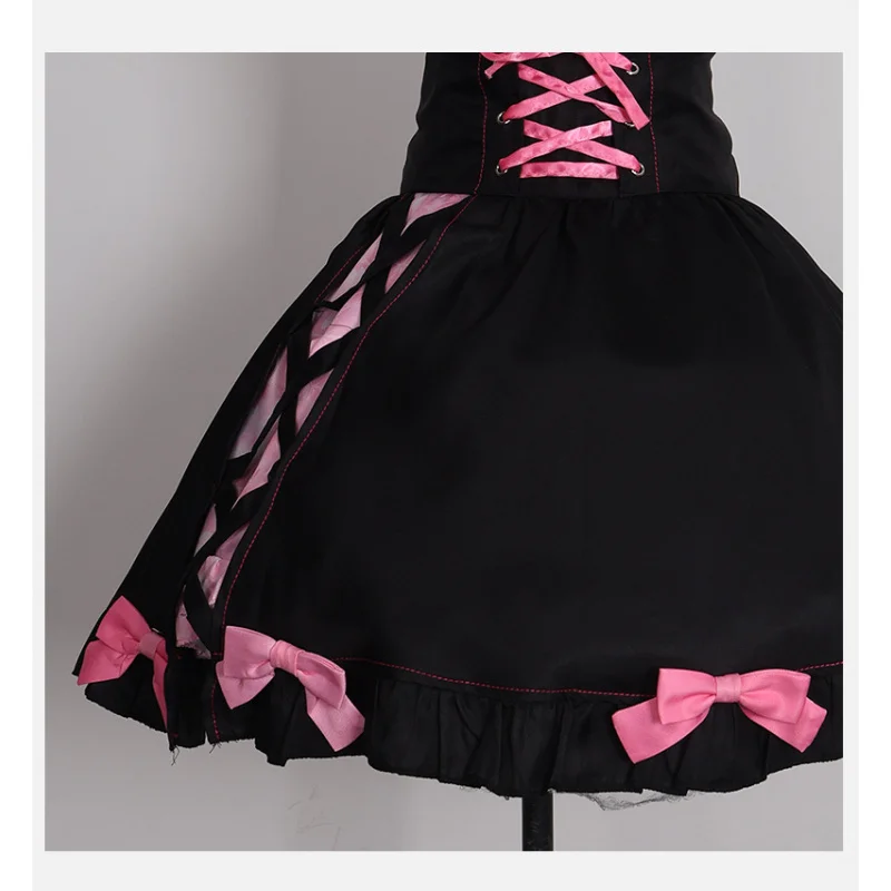 أنيمي مشروع Sekai المرحلة الملونة! أزياء تنكرية 2025 فتاة جديدة معطف وردي حلو تنورة ربطة عنق جوارب عيد الميلاد لوليتا ميكو موحدة