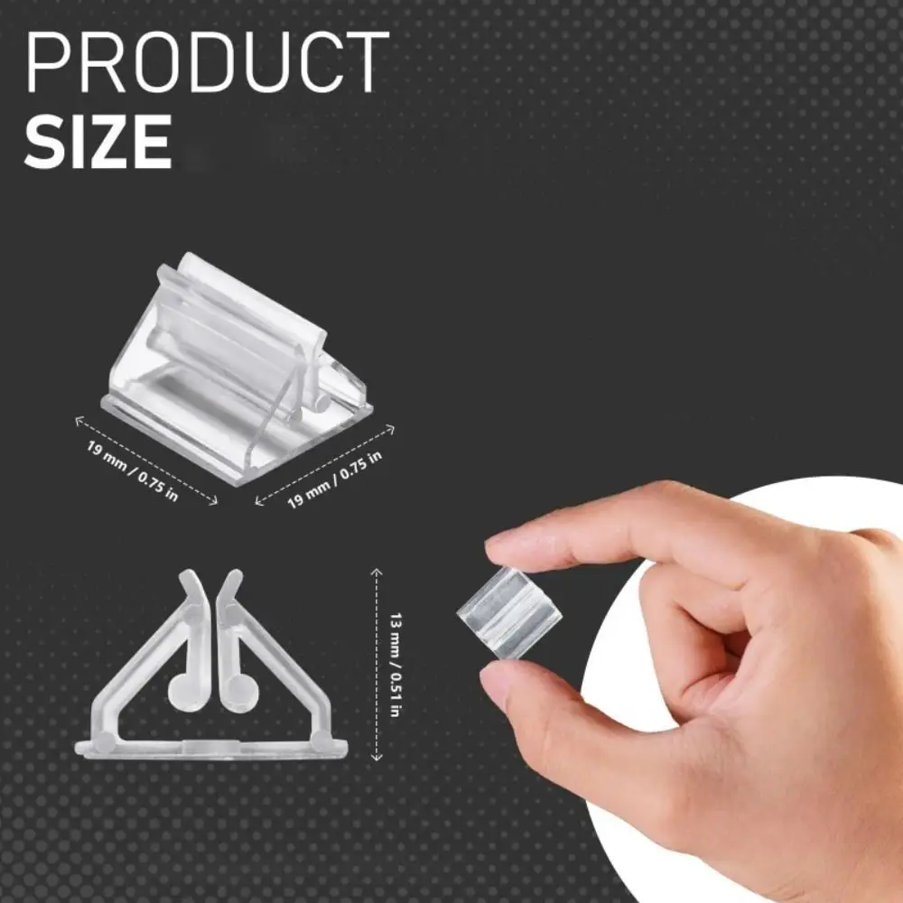 24pcs Portable Acrylic Card Holder Multi-functional Durable Board Markers Holder Transparent Card Display Stands Home Office