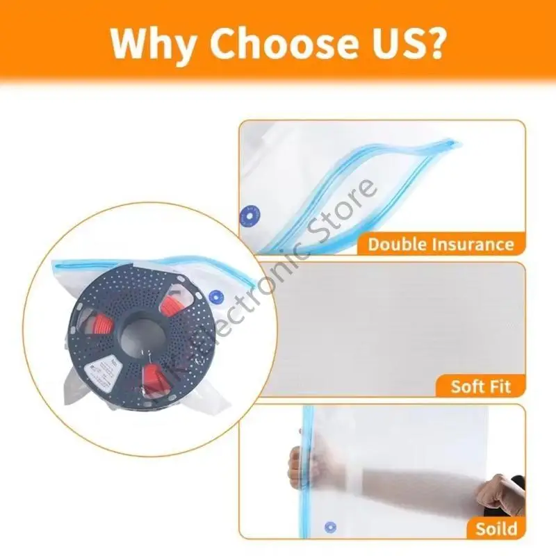 

R2LF 20Piece Vacuum Bag and Pump Ensuring MoistureFree Storage for Supplies