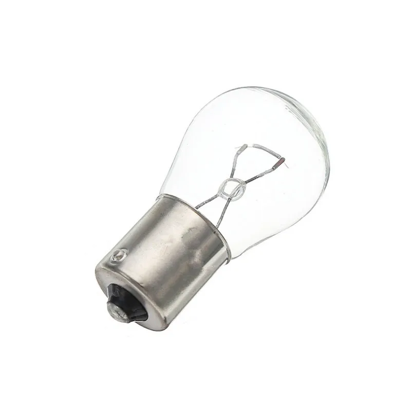 2 Stücke Auto Blinker Licht Auto Boot Reverse 1156 Rücklicht Transparent 12 V BAU15S Glühbirne P21W Halogenlampe