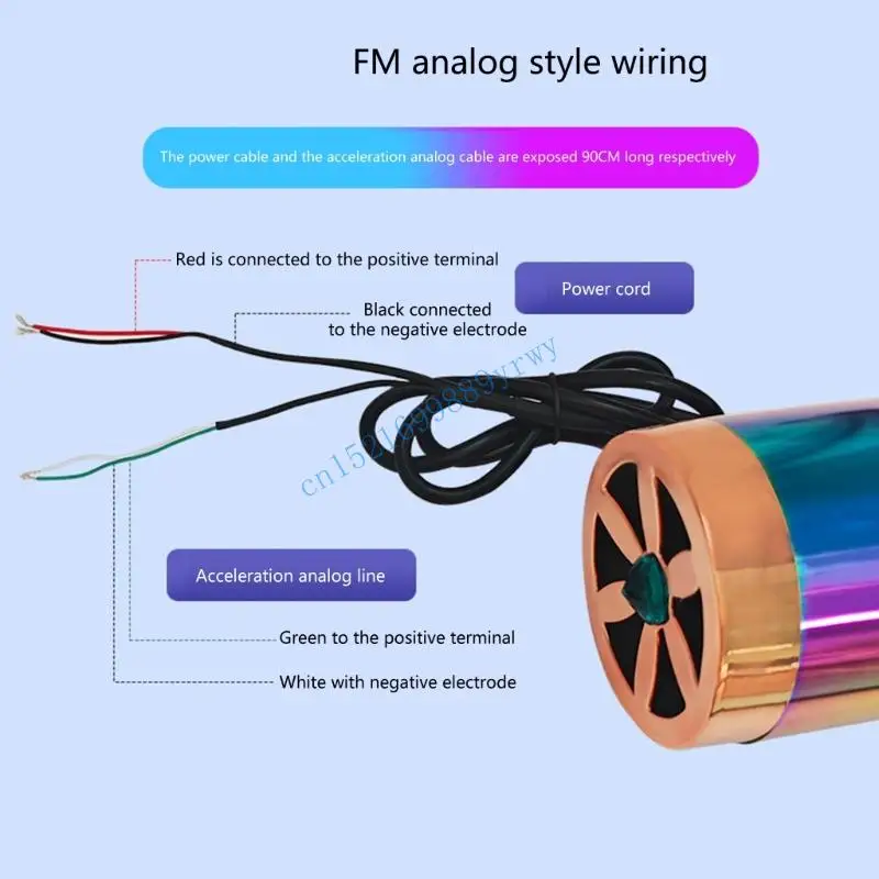 

6XDB Versatile Subwoofer with Integrated Colorful LED Lights Easy to Install Motorcycle Sound Speaker for Motorcycle Bikes
