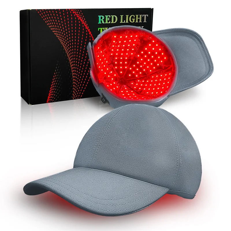 2025 Portable 660nm 850nm 180 LED Red Light Hat for Hair Hair Growth Cap