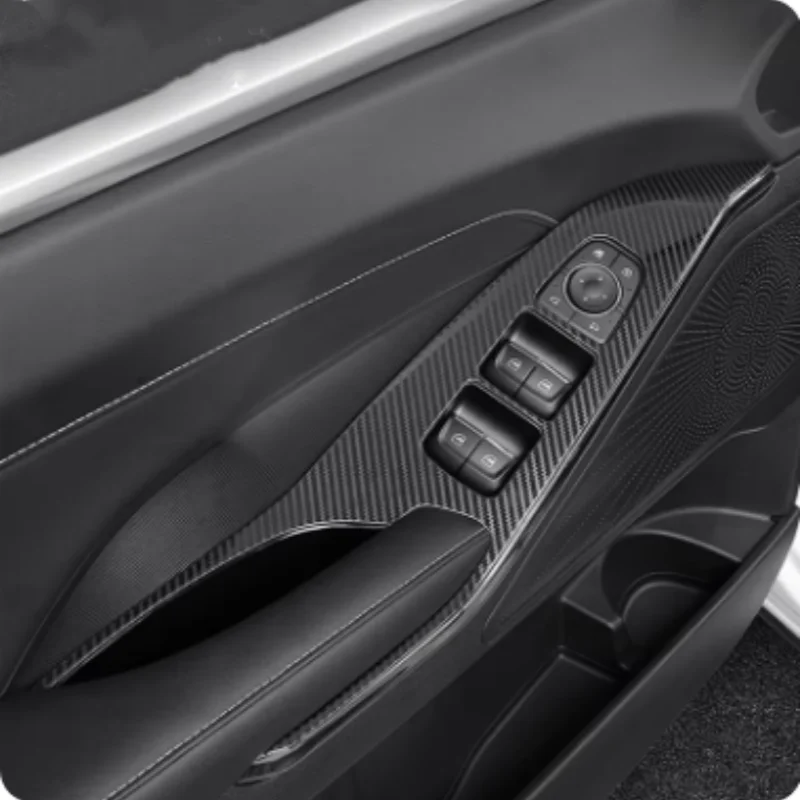 For Haval H6 3rd Gen 2021-2024 Interior Modify Accessories Glass Window Lift Switch Button Panel Cover Sticker Decoration Trim