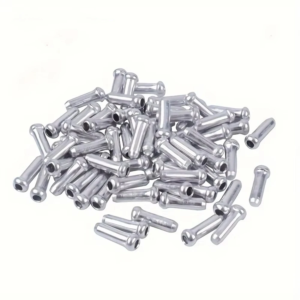 AliExpress NONE 50pcs Aluminum Bicycle Cable End Caps Multiple Colors Brake Shift Derailleur Cable Tips Bike Line Core Caps for MTB Road Bike