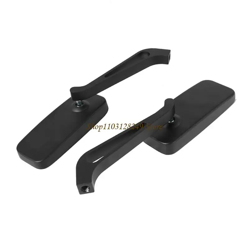 N5KD 1 Pair Heavy Type Bike Rear View Mirrors Nonslip Threaded Base and Shockproof Structure Motorcycle Part for Rough Roads