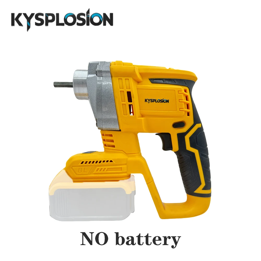 Herramienta eléctrica de mezcla de hormigón, vibrador de hormigón para suelo de cemento sin escobillas, mezclador de hormigón de alta potencia para batería dewalt de 21v