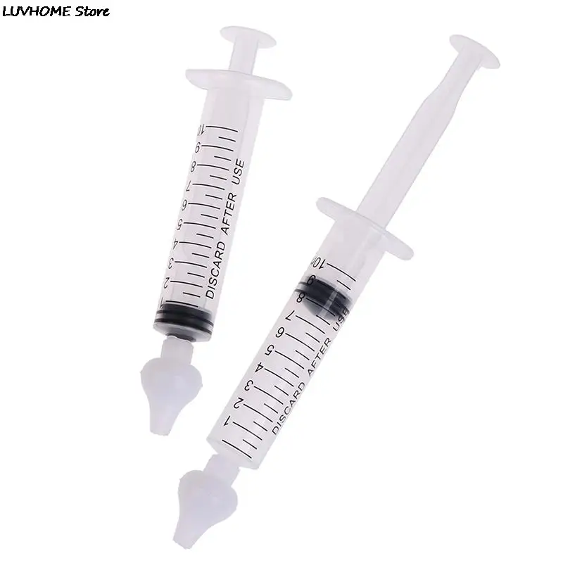 2pcs 10ml Baby Care Nose Cleaner Needle Tube Infant Clean Rhinitis Nasal Washer Tools