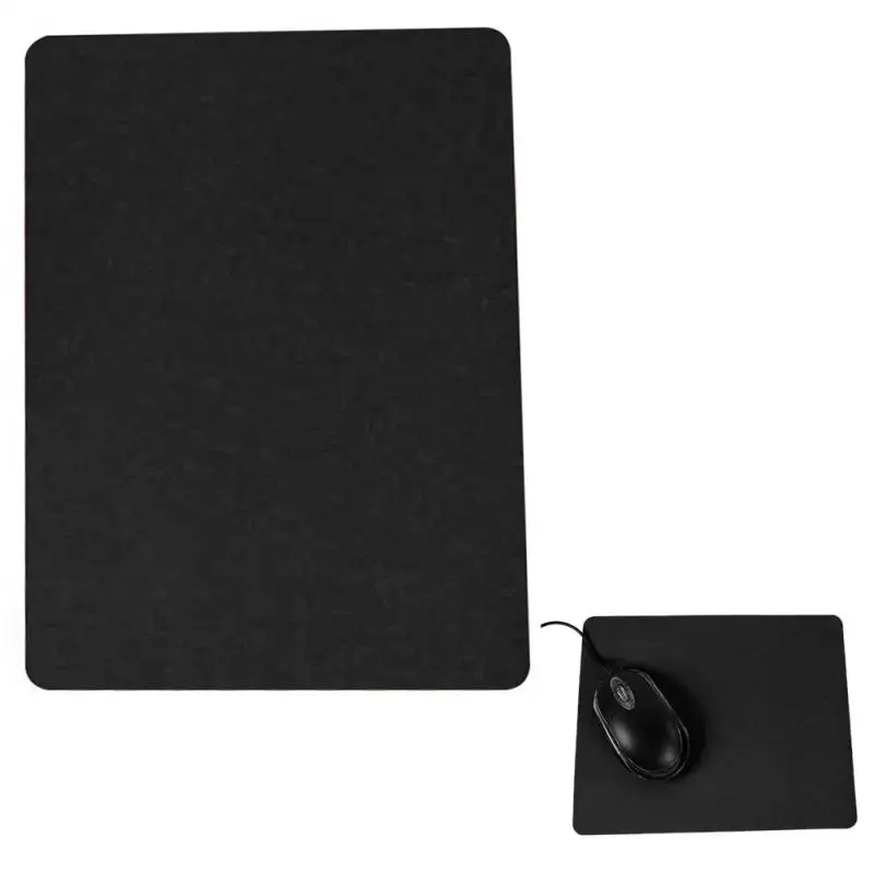 Small PU Mouse Pad Non-Slip Gaming Mat Desktop Leather Waterproof Anti-Scratch Mousepad For Computer PC Laptop Accessories