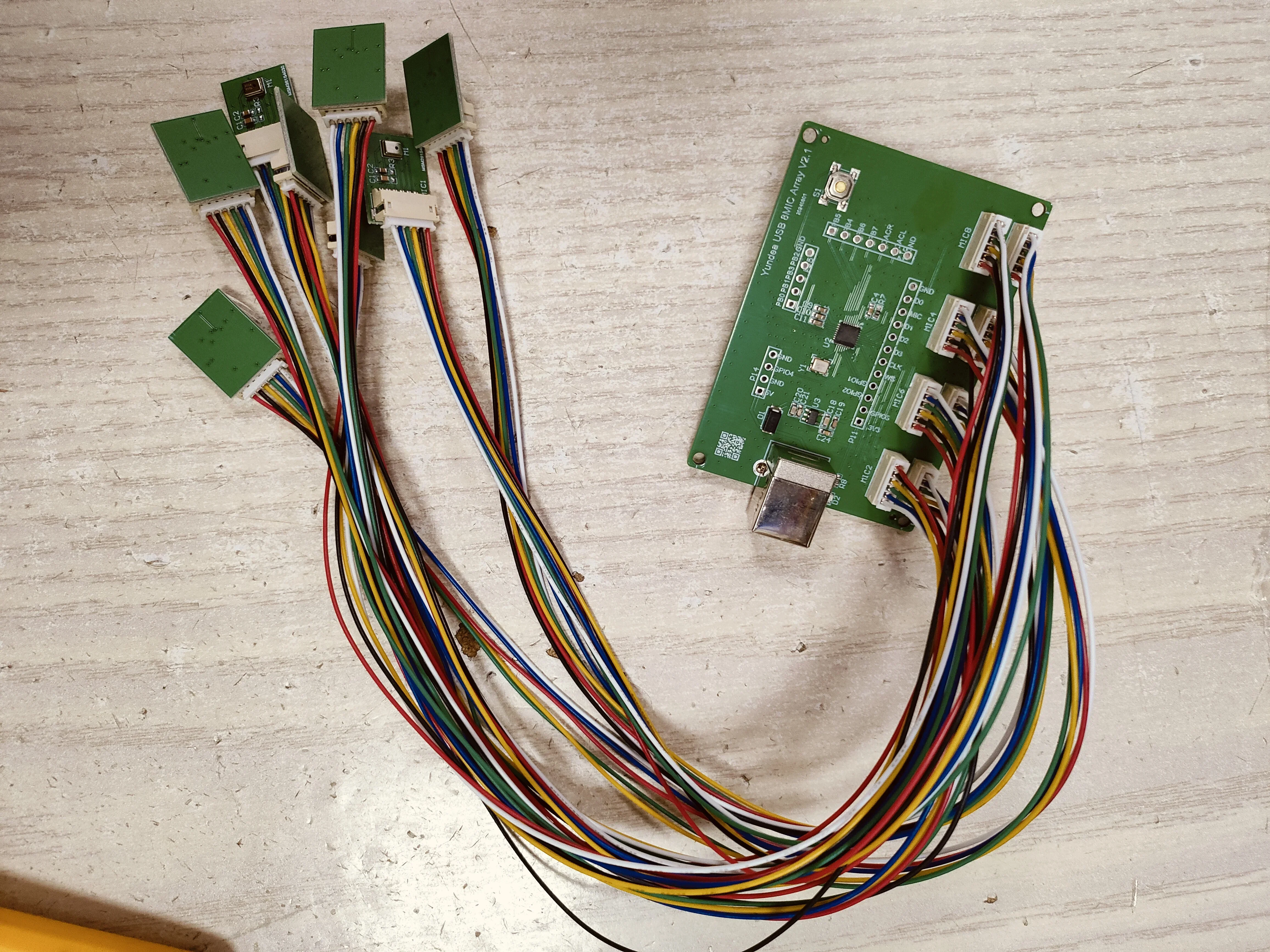 USB 6 mic 8 mic 16 Microphone Array Driver Free for Androidlinuxwindows Sound Source Localization