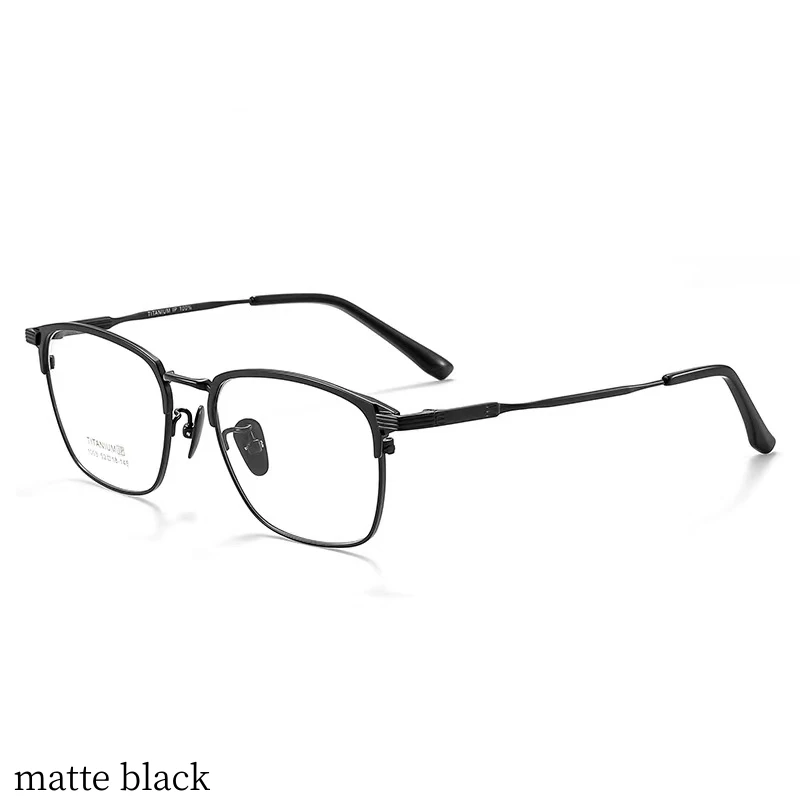 

52 мм Мужская титановая полная оправа стандартная оптическая оправа ультра-стандартная титановая оправа для очков по рецепту 1003