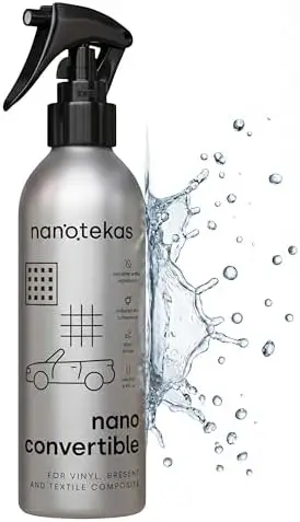 

Convertible Nano Ceramic Coating 250ml – Waterproof, Hydrophobic Protectant for Car Roofs, Fabric & Vinyl