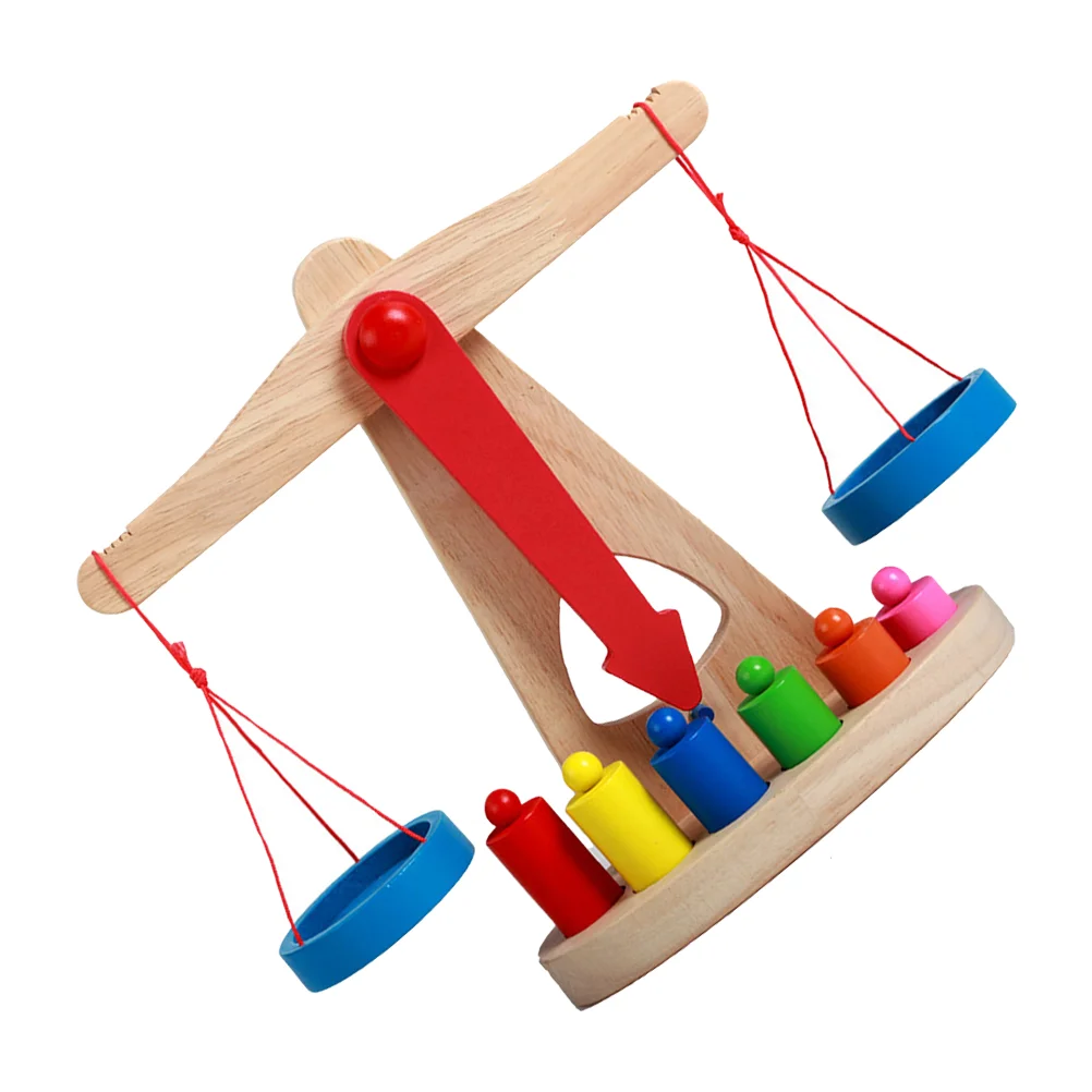 

Kids Toy Children's Toys Balance Scales Teaching Aids Tools Playthings Early Educational Wooden