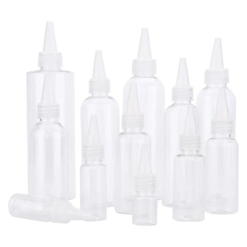 

30Pcs Plastic Squeeze Dropper Bottles Ink Glue 10ml 30ml 50ml 60ml 100ml 120ML Empty Container Organizer Bottle Split Bottle