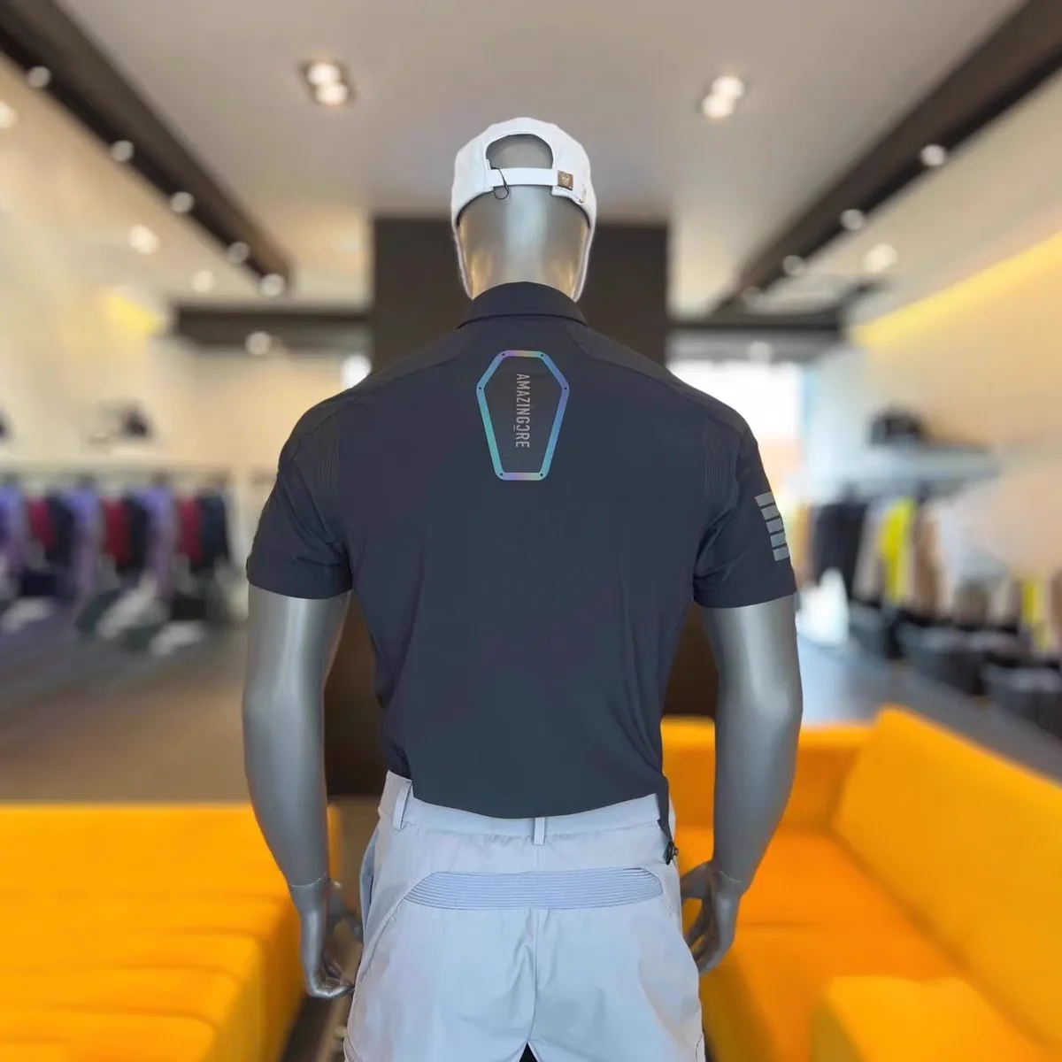 

Высококачественные мужские поло-рубашки AMAZINGCRE из 100% хлопка для гольфа, летние, быстросохнущие, дышащие, спортивные, с коротким рукавом