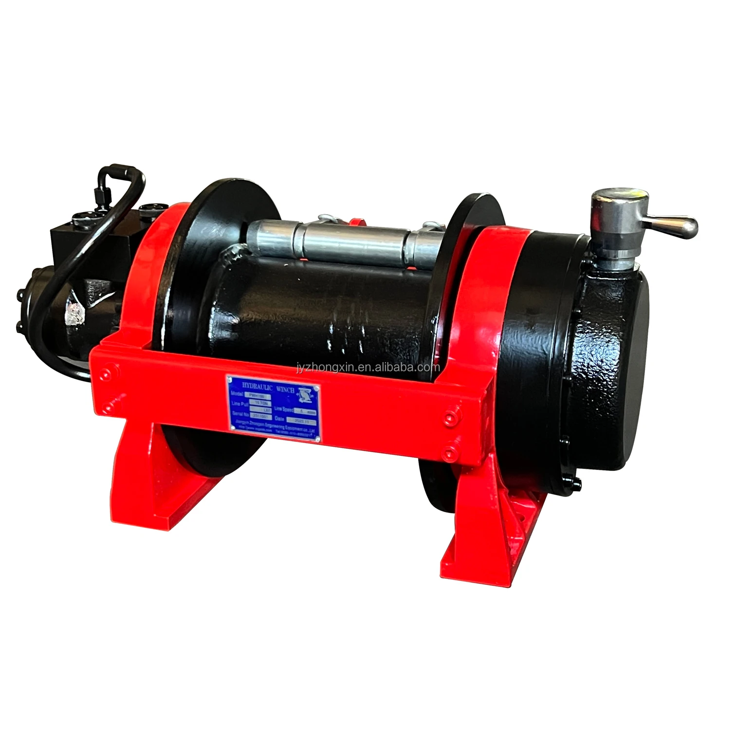 

10 Ton Hydraulic Winch Hydraulic Recovery Winch Cable Pulling Winch