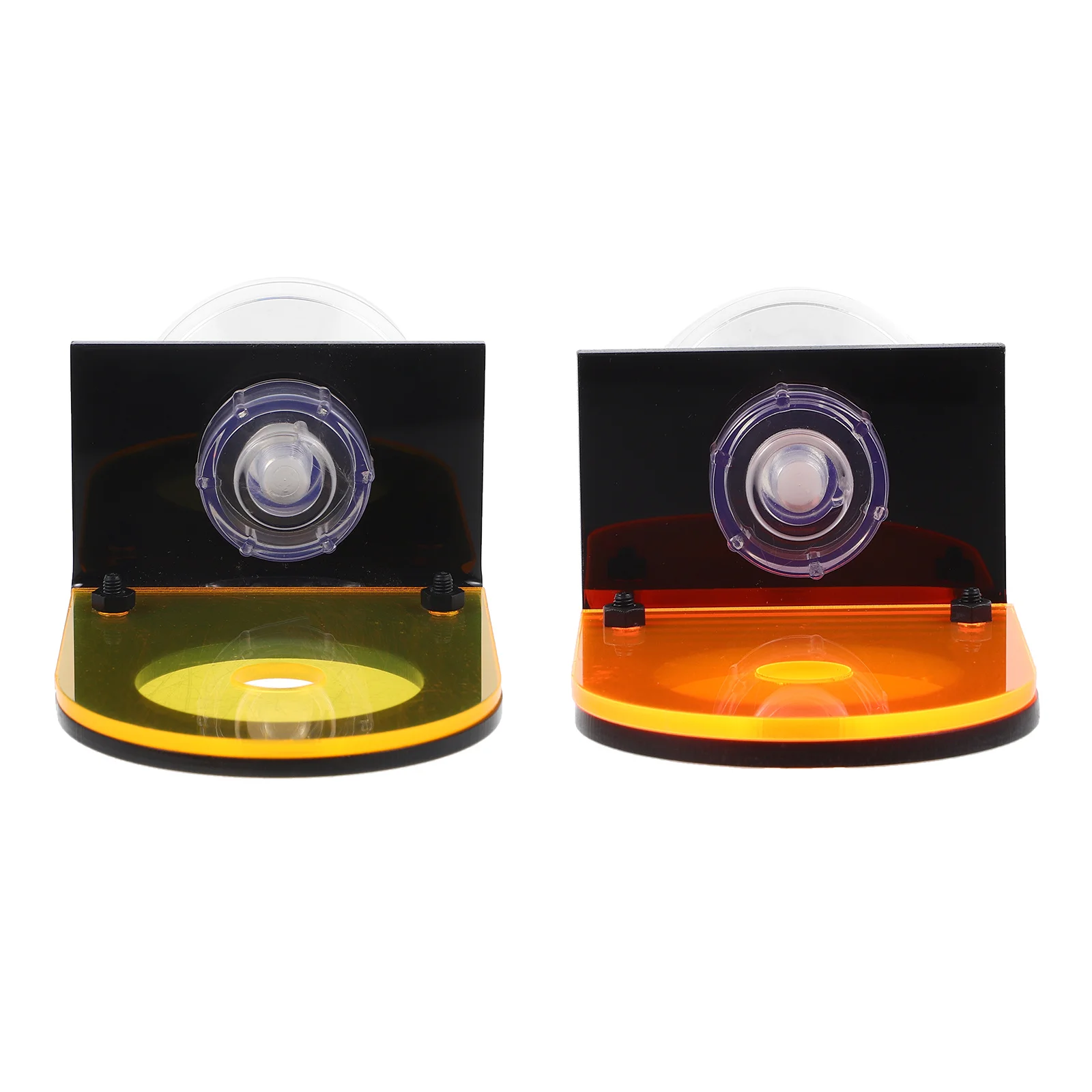 

2pcs Coral Frags Rack Fluorescent Acrylic Holder Stable Support Durable Aquarium Stand Compact Shelf Suction Cup Easy