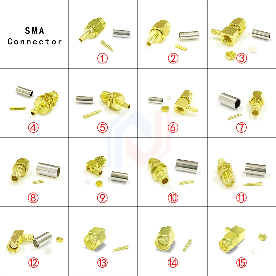 

1PCS/LOT SMA Male/ Female RF Coax Connector For RG316 RG174 RG58 RG142 RG405 Cable Wholesale Price