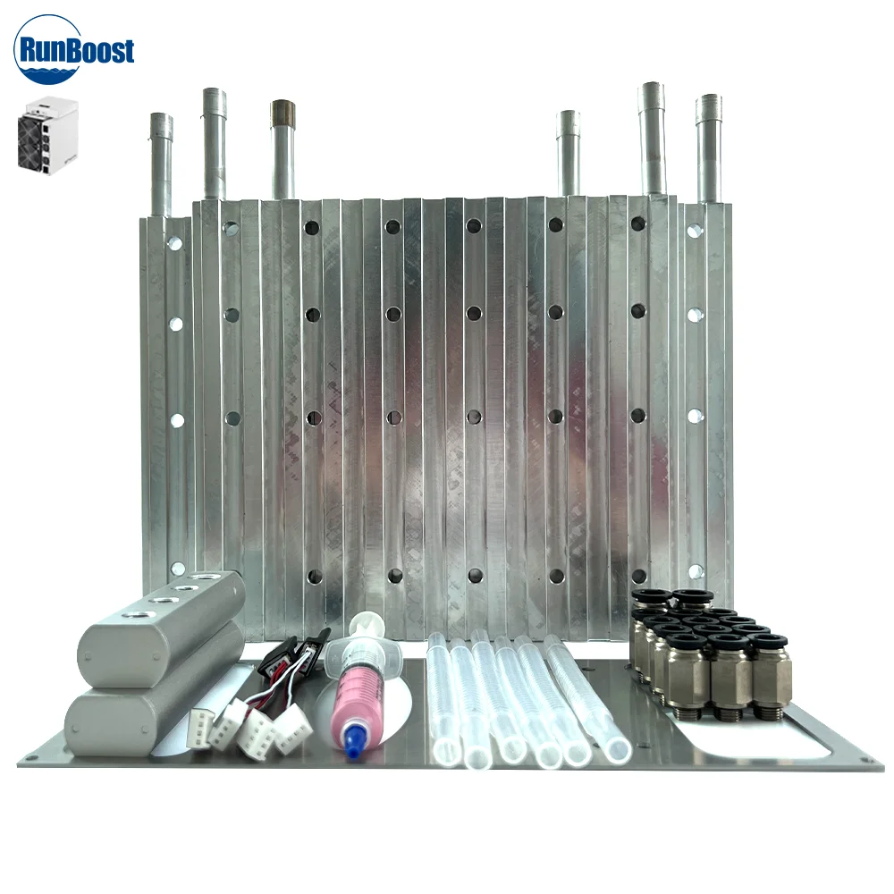 ANT S19JPRO 100T high-quality water-cooled aluminium radiator and aluminium liquid cooling plate, water cooling kit
