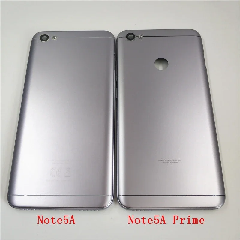 

New for Redmi Note 5A/note 5A prime back cover case battery rear door with power voluem button replacement parts