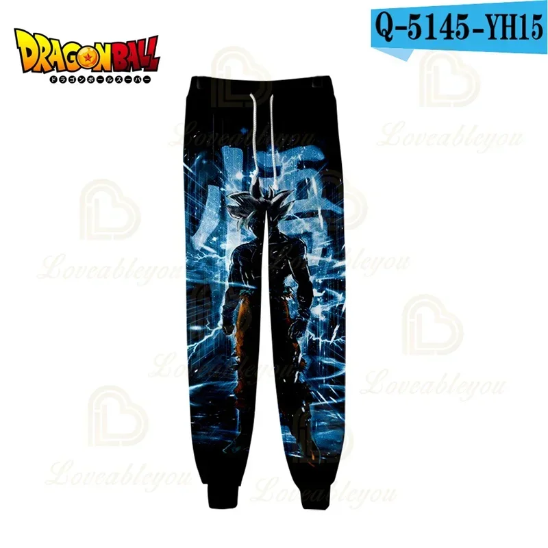 Goku Vegeta IV Super Saiyan Casual Trousers Dragon Ball Z Jogging Pants Broly Printed Sweatpant Workout Running Sport Clothing