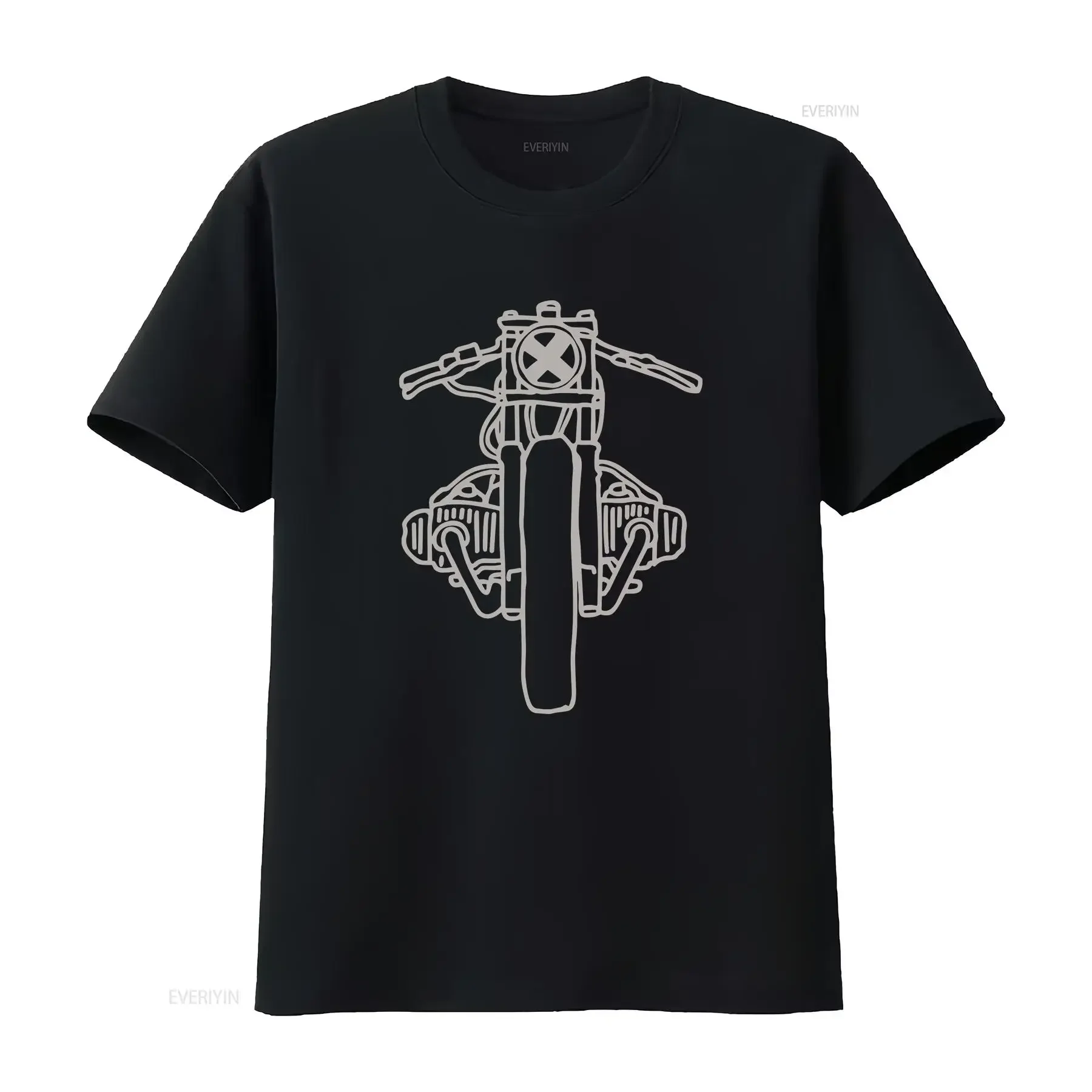 Cafe Racer T Shirt style Biker Motorcycle Motorbike Adults vintage Washed Breathable Unisex graphic fashion designer clothes