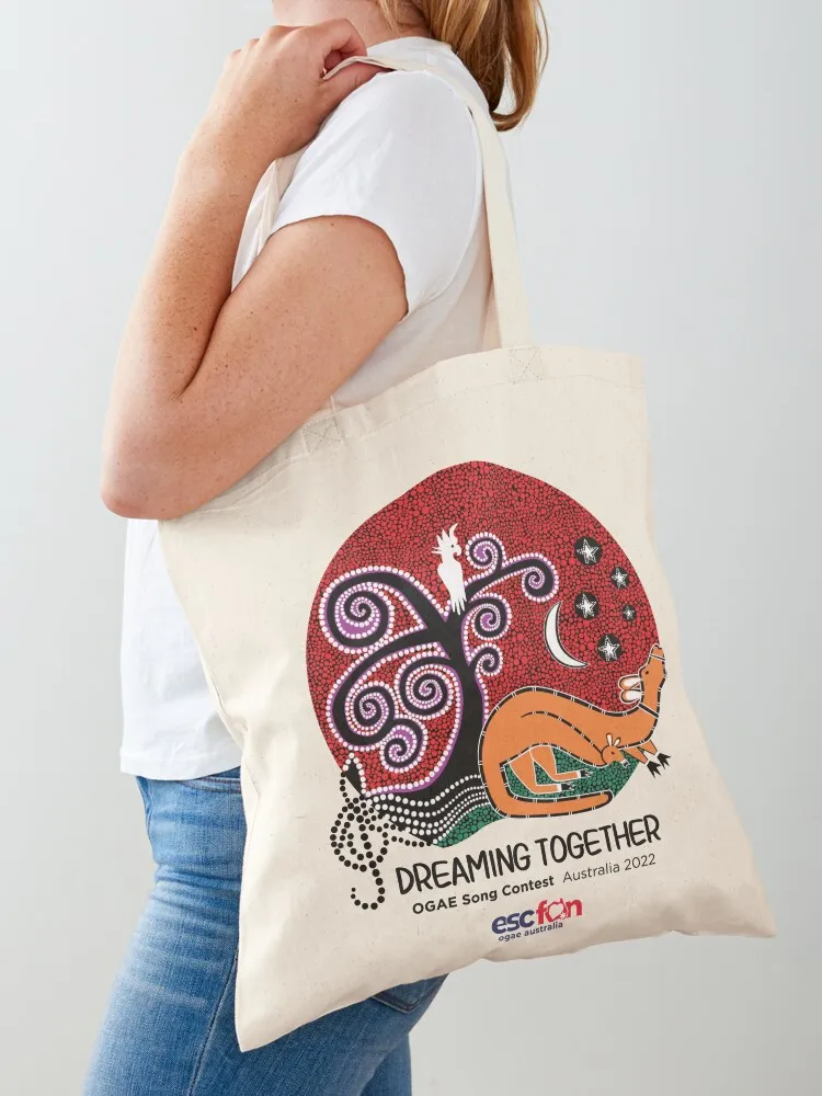 

OGAE Song Contest - Australia 2022 Tote Bag canvas shopping bag shopper bags Women's handbag tote bag men's