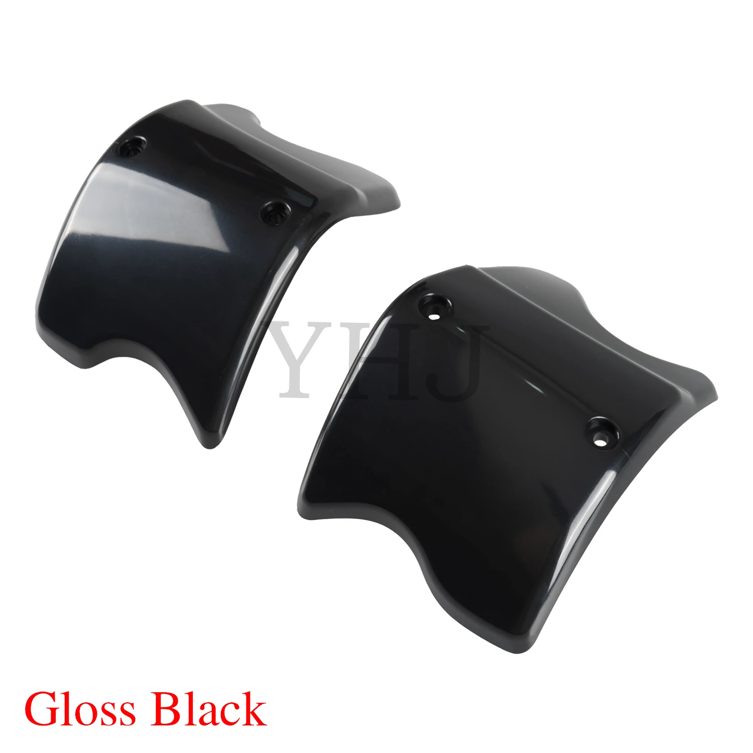 

Lower Non Vented Leg Fairing Caps For Harley Motorcycle Electra Glide Ultra Classic FLH FLHTCU 1993-2008 ABS Plastic Black