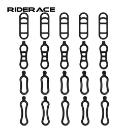 5/10Pcs Bicycle Front Light Torch Fixing Band Bike Light Torch Holder Bungee Stretch Rubber Straps Cycling Handlebar Light Strap